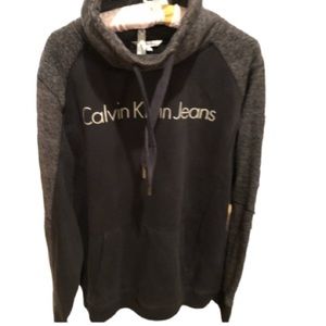 Calvin Klein size large sweatshirt funnel neck sweatshirt